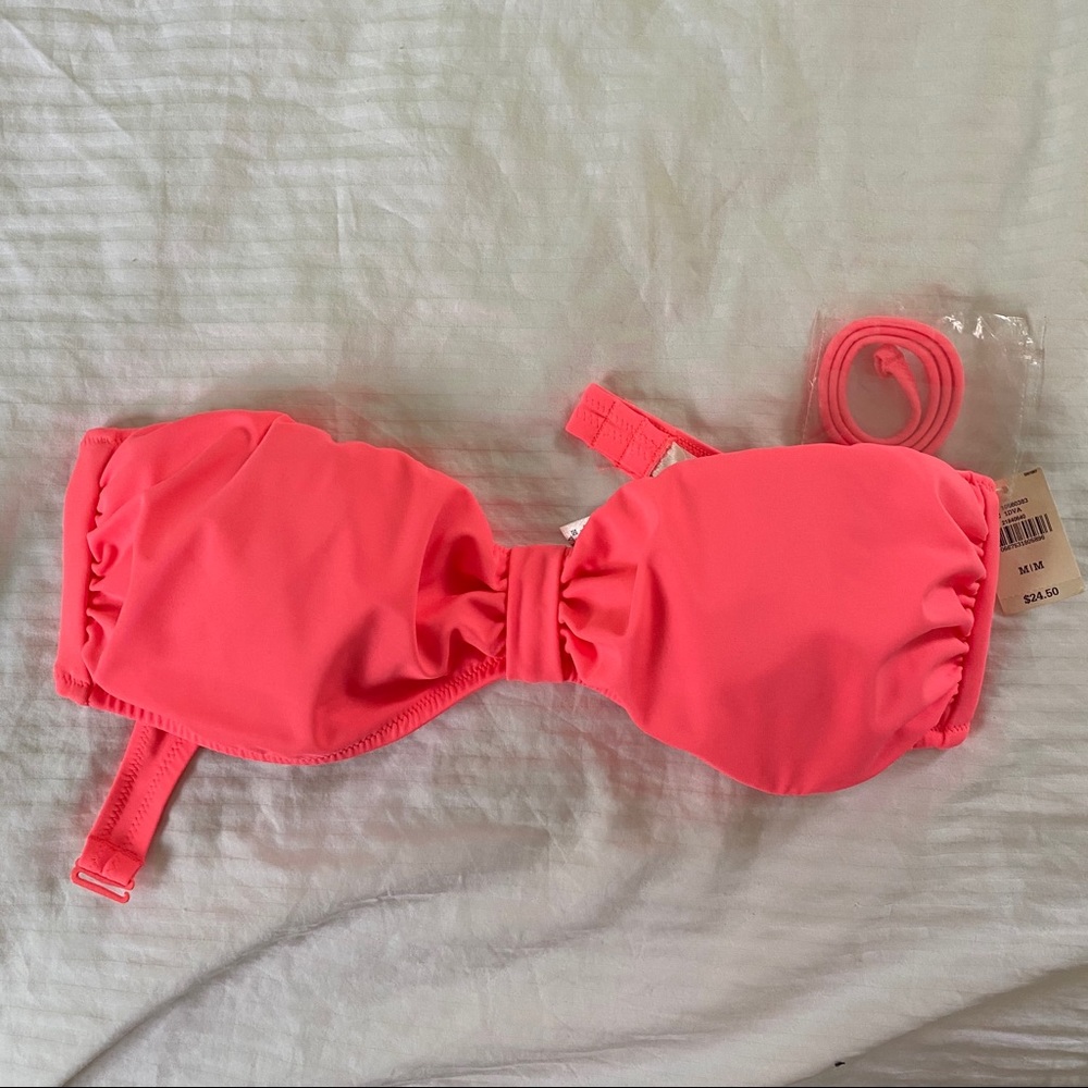 NWT VS PINK SWIM BANDEAU TOP